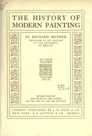 Cover of: The history of modern painting. by Richard Muther