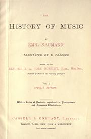 Cover of: The history of music. by Emil Naumann