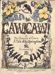 Cover of: Caw caw; or, the chronicle of crows / by RM.