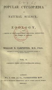 Cover of: Zoology: being a sketch of the classification, structure, distribution, and habits, of animals