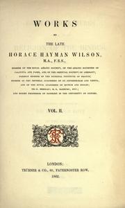 Cover of: Essays and lectures on the religions of the Hindus by H. H. Wilson