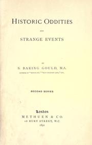 Cover of: Historic oddities and strange events