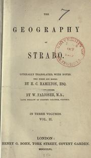 Cover of: The geography of Strabo by Strabo