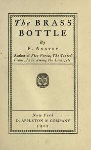 Cover of: brass bottle