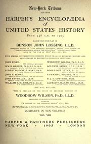 Cover of: Harper's encyclopædia of United States history from 458 A.D. to 1905 by Benson John Lossing