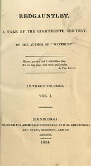 Cover of: Redgauntlet by Sir Walter Scott