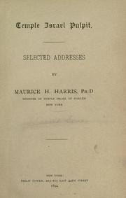 Cover of: Selected addresses