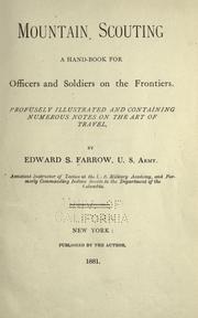 Mountain scouting by Farrow, Edward S.