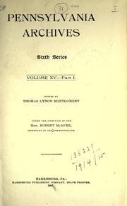 Cover of: Pennsylvania archives.