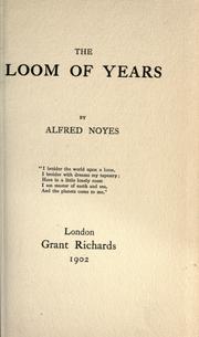 Cover of: The loom of years