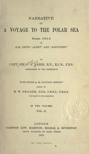 Cover of: Narrative of a voyage to the Polar Sea during 1875-76 in H.M. ships 'Alert' and 'Discovery'