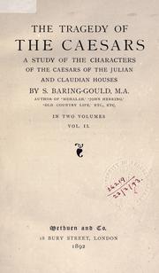 Cover of: The tragedy of the Caesars by Sabine Baring-Gould
