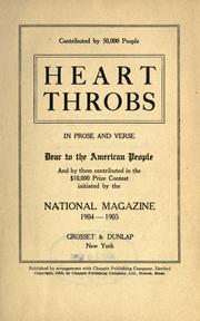 Cover of: Heart throbs: in prose and verse, dear to the American people / [comp. by Chapple, Joseph Mitchell, 1867-1950].