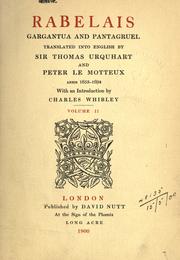 Cover of: Gargantua and Pantagruel by François Rabelais