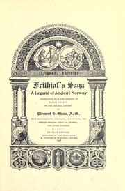 Frithjofs saga by Esaias Tegnér