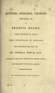 Cover of: The  works of Francis Bacon by Francis Bacon