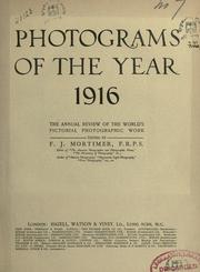 Cover of: Photograms of the year 