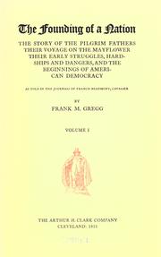 Cover of: The founding of a nation by Frank Moody Gregg