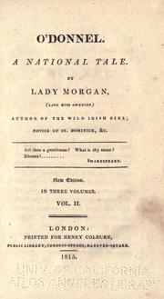 Cover of: O'Donnel by Lady Morgan