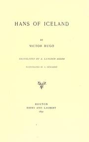 Cover of: Hans of Iceland by Victor Hugo