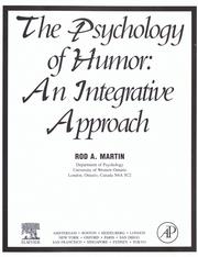 The psychology of humor by Rod A Martin