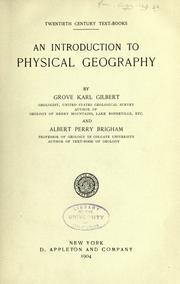 Cover of: An introduction to physical geography