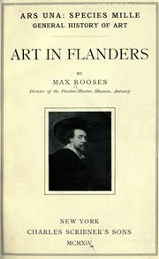Art in Flanders by Max Rooses