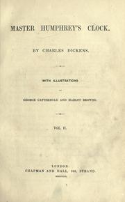 Master Humphrey's Clock [2/3] by Charles Dickens