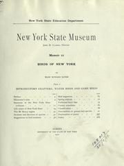 Cover of: Birds of New York by Elon Howard Eaton
