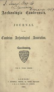 Cover of: Brut y tywysogion: the Gwentian chronicle of Caradoc of Llancarvan. by With a translation by ... Aneurin Owen ... Printed for the Cambrian Archæological Association.