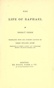 Cover of: The life of Raphael
