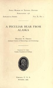 Cover of: A peculiar bear from Alaska