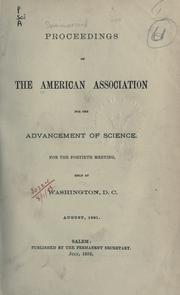Summarized proceedings by American Association for the Advancement of Science.