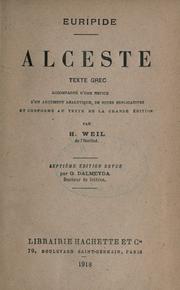 Cover of: Alcestis