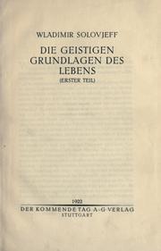 Cover of: Ausgewählte Werke.