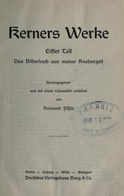 Cover of: Werke