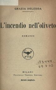 Cover of: L'incendio nell'oliveto: romanzo.