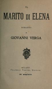 Cover of: Il marito di Elena: romanzo.