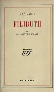 Cover of: Filibuth: ou, La montre en or