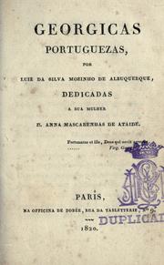 Cover of: Georgicas portuguezas by Luís da Silva Mousinho de Albuquerque