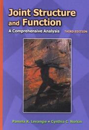 Cover of: Joint Structure and Function: A Comprehensive Analysis