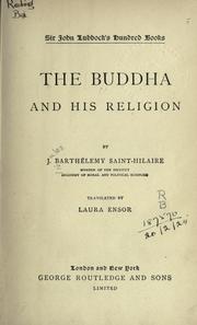 Cover of: The Buddha and his religion by J. Barthélemy Saint-Hilaire