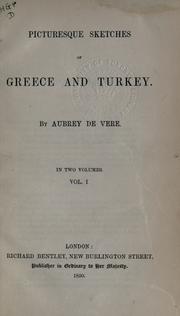 Cover of: Picturesque sketches of Greece and Turkey