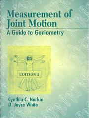 Cover of: Measurement of joint motion: a guide to goniometry