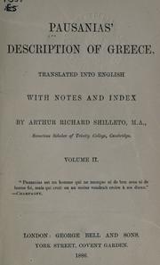 Cover of: Pausanias' Description of Greece, tr. into English with notes and index by Pausânias (Pseudonym)