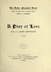 Cover of: A play of love