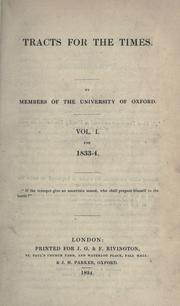 Cover of: Tracts for the times by by members of the University of Oxford.