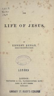 Cover of: life of Jesus
