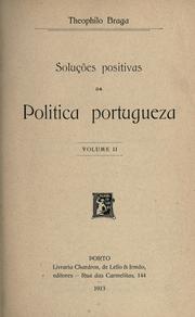 Cover of: Soluções positivas da politica portugueza