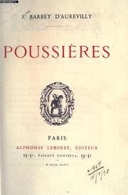 Cover of: Poussières.
